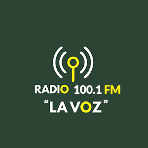 Logotipo de RADIO LA VOZ 100.1 FM