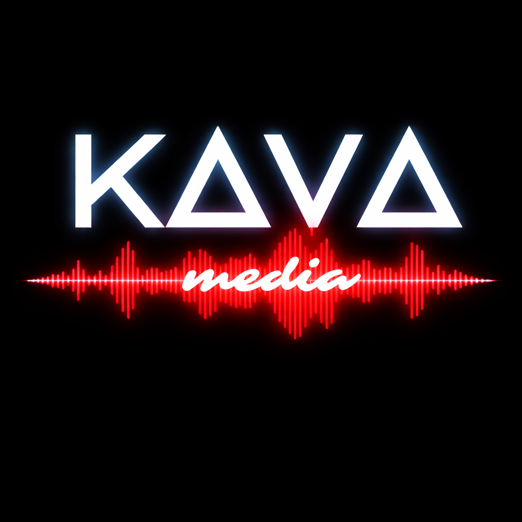 Logotipo de KAVA MEDIA
